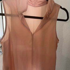 Peach blouse
